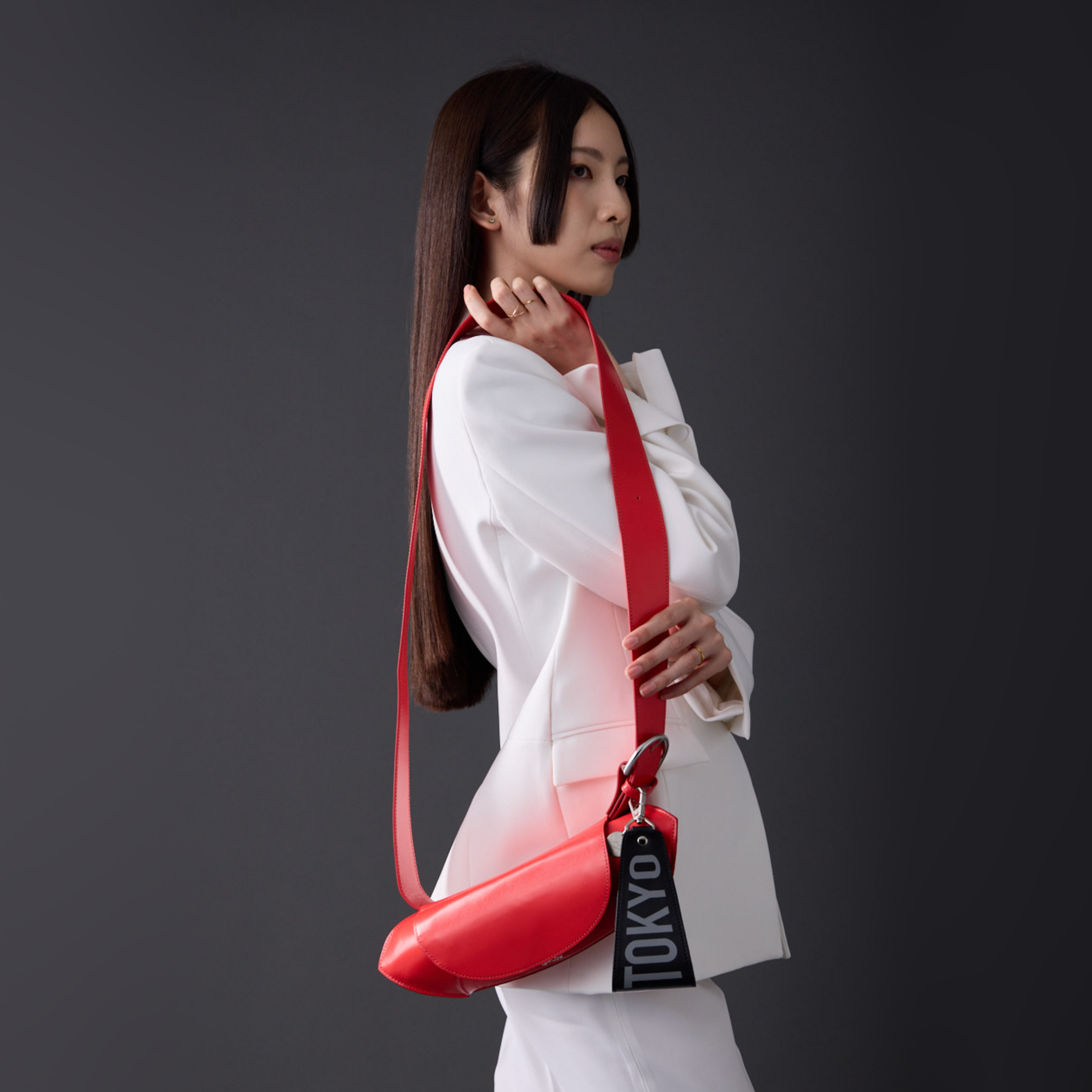 TOKYO Keychain Black